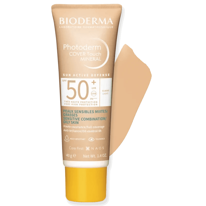 Bioderma Photoderm Cover Touch SPF50+ Teinte Claire 40 g – protection solaire
