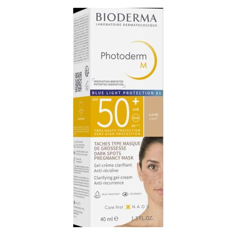 Bioderma Photoderm m spf 50 bleu light protection 61 claire 40 ml