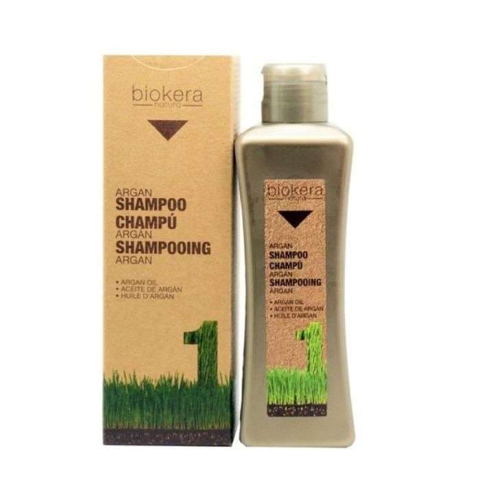 Biokera Shampoing Réparateur à l'Huile d'Argan 1000 ml – shampoing
