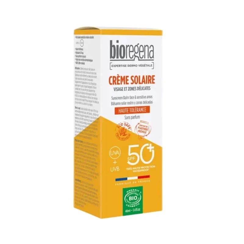 Bioregena Crème Solaire Visage SPF50 – protection solaire