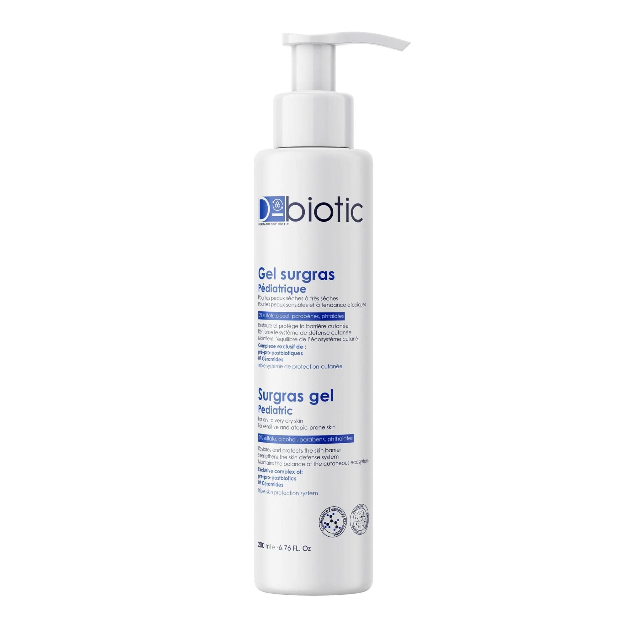 D-Biotic Gel Surgras Pédiatrique 200 ml – nettoyant corps
