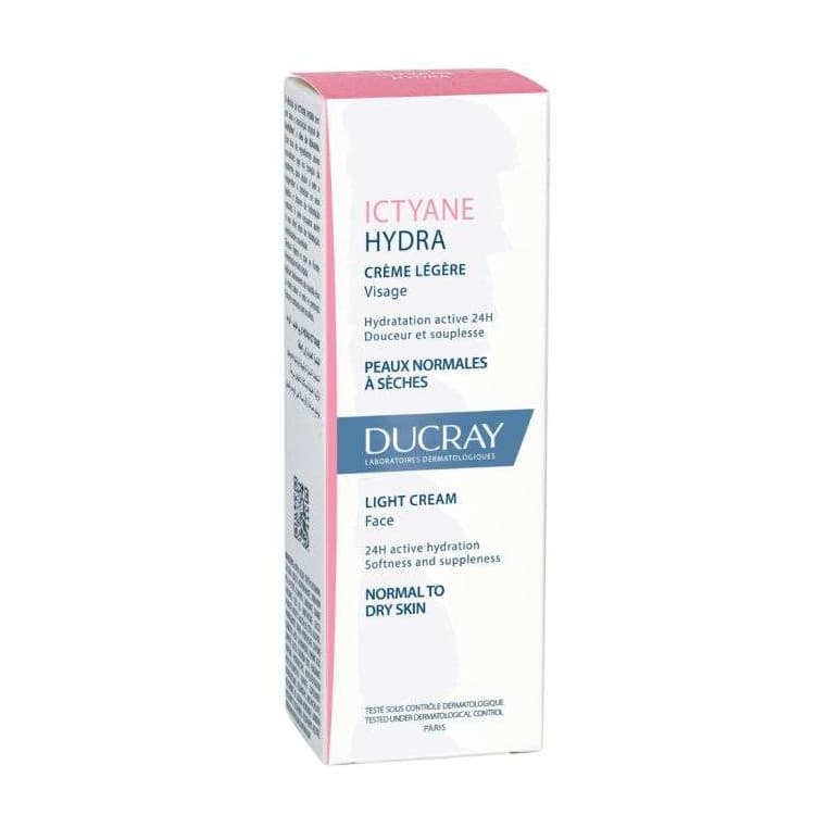 Ducray Ictyane hydra crème légère visage 40 ml
