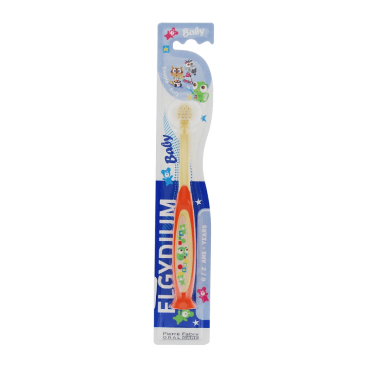 Elgydium Baby brosse a dent souple 0 a 2 ans petite bébé