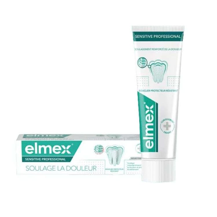 Elmex Dentifrice sensitive professional soulage la douleur 75 ml