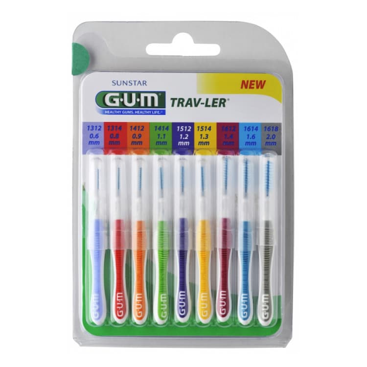 GUM Multi pack traveler 10 references