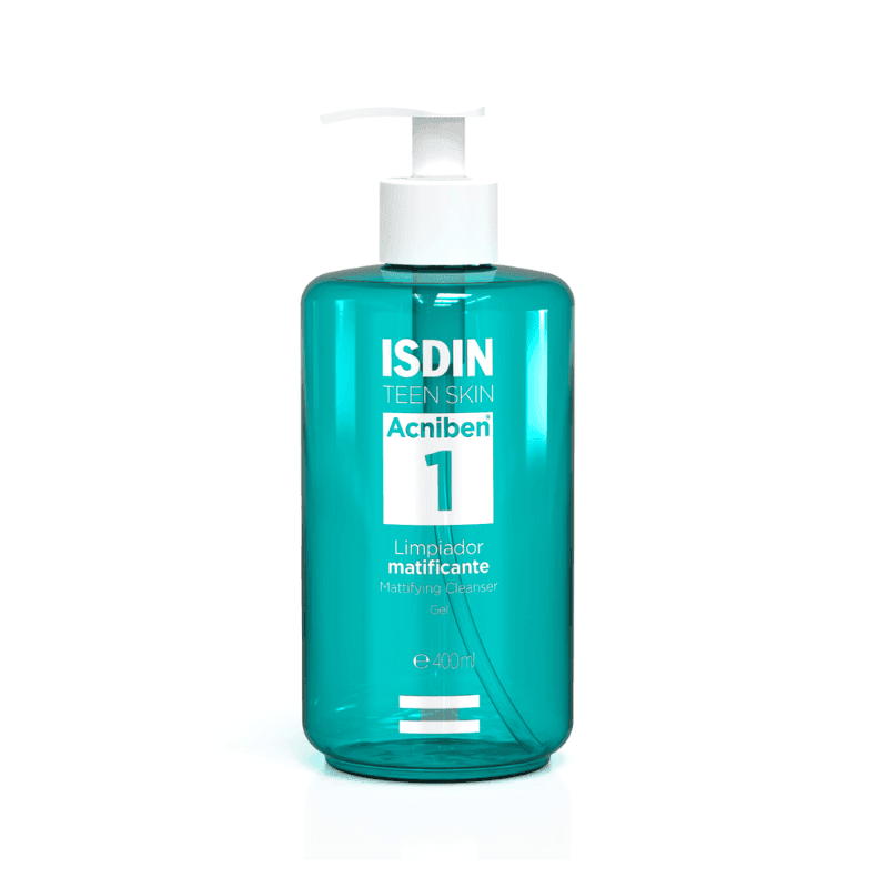 ISDIN Acniben Gel Nettoyant Matifiant 400 ml – nettoyant visage
