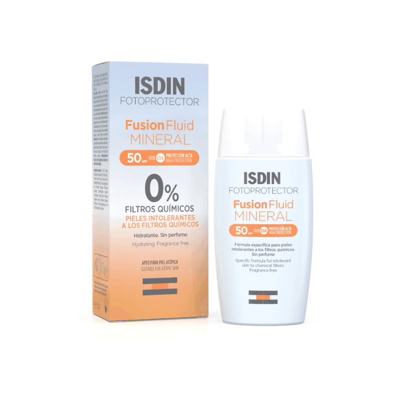 ISDIN Fotoprotecteur Fusion Fluide Minéral SPF 50 50 ml – protection solaire