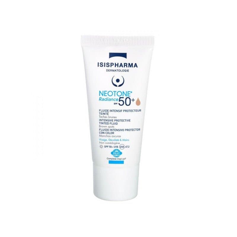 Isispharma Neotone Radiance Day Care SPF 50+ Teint Medium 30 ml – protection solaire