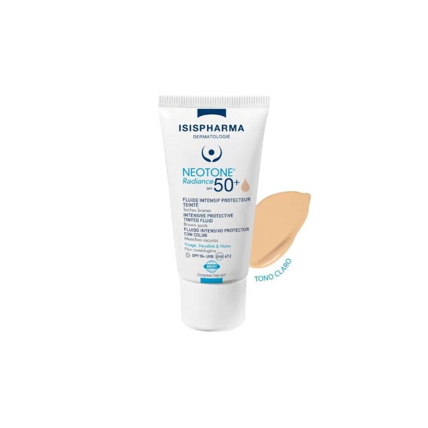 Isispharma Neotone Radiance Spf 50+ Teint Claire 30 ml – protection solaire