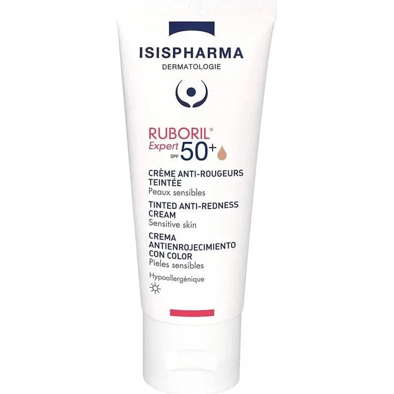Isispharma Ruboril Expert SPF 50+ Crème Teintée Anti-Rougeurs 40 ml – protection solaire