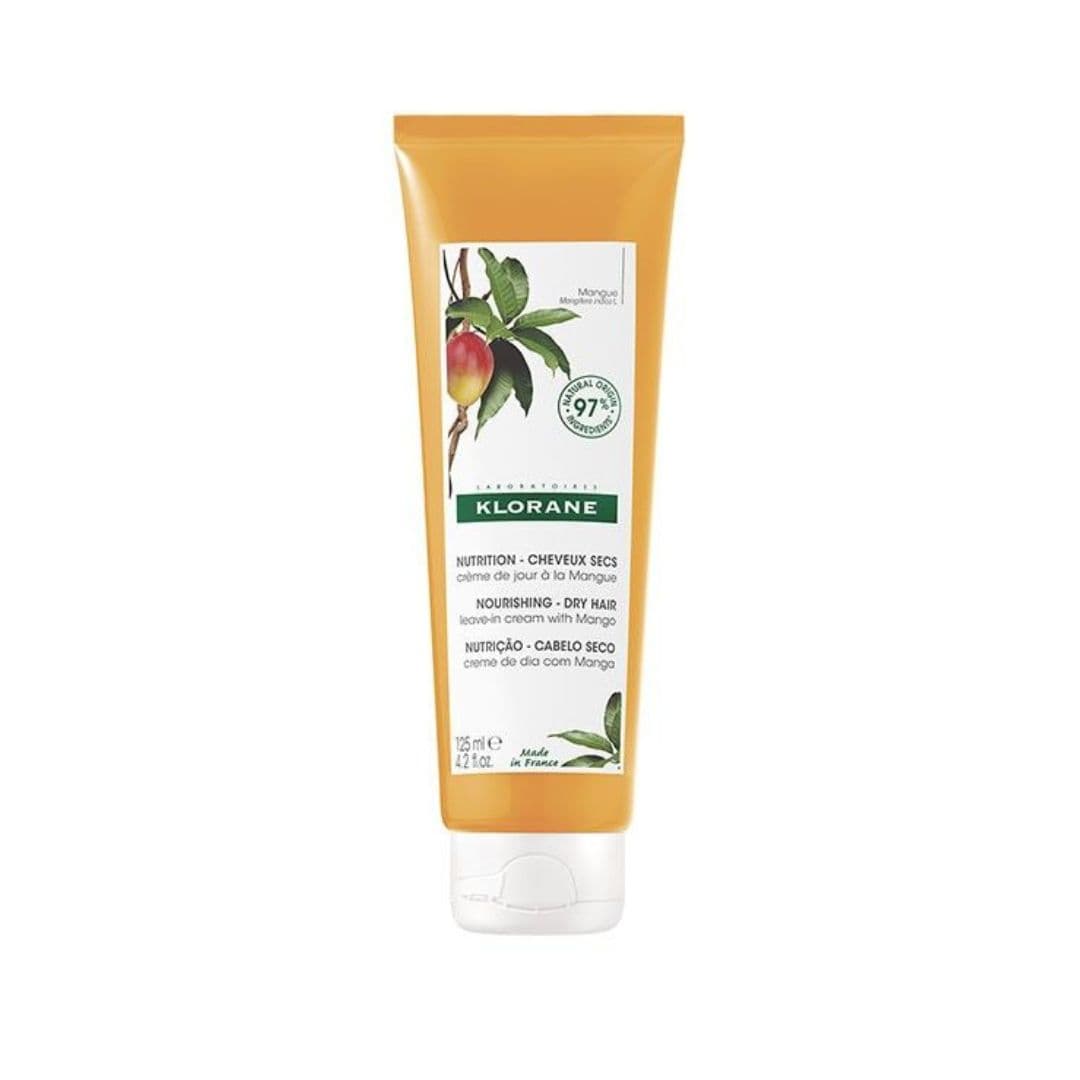 Klorane Crème de Jour Nutrition à la Mangue pour Cheveux Secs 125 ml