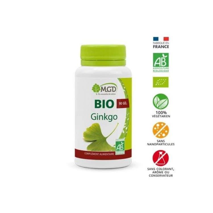 MGD Nature Bio ginkgo 90 gélules