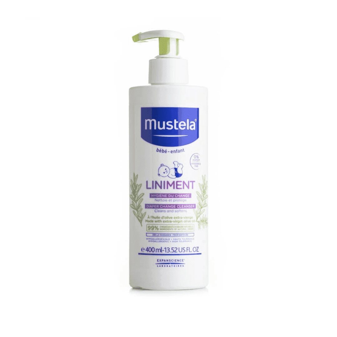 Mustela Liniment Doux pour Bébé 400 ml – toilette bébé