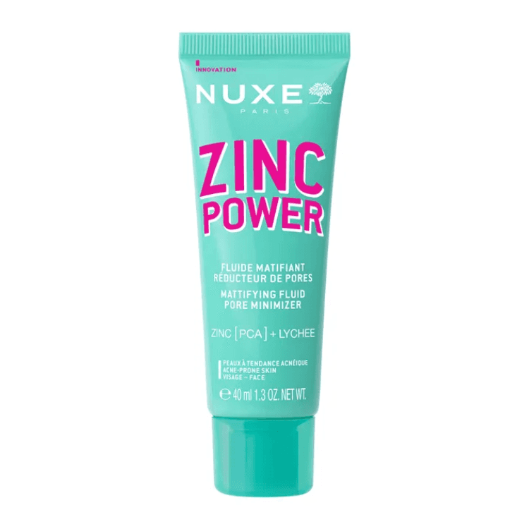Nuxe Zinc power fluide matifiant réducteur de pores 40 ml