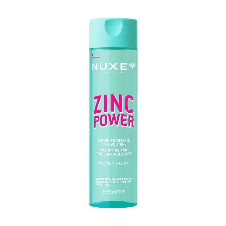 Nuxe Zinc power lotion purifiante anti boutons 200 ml