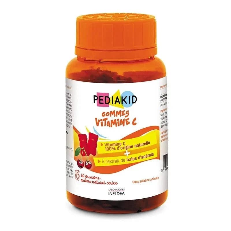 PediaKid Gommes Vitamine C 60 gommes – complément alimentaire