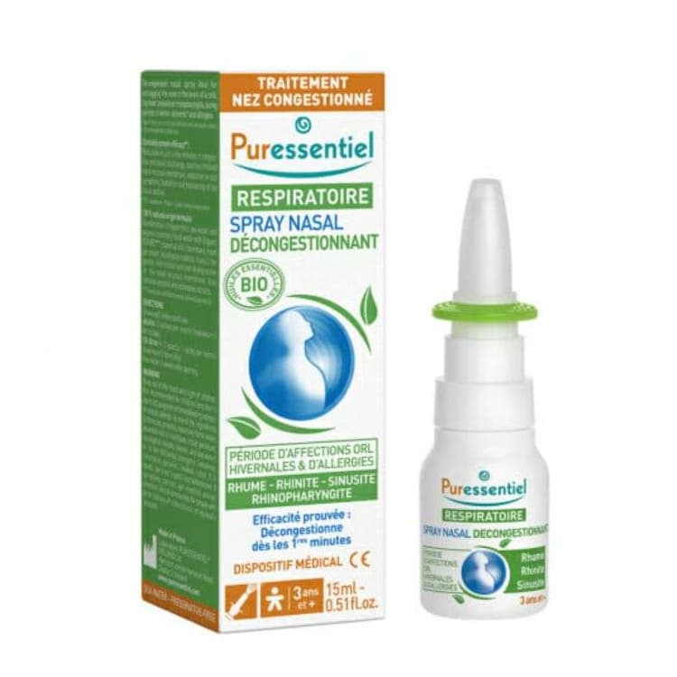 Puressentiel Respiratoire spray nasal decongestionnant 15 ml