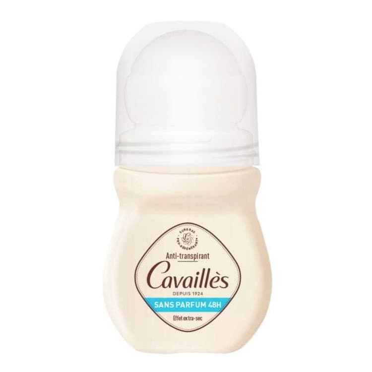 Roge Cavailles Déodorant sans parfum 48h roll on effet extra sec 50 ml