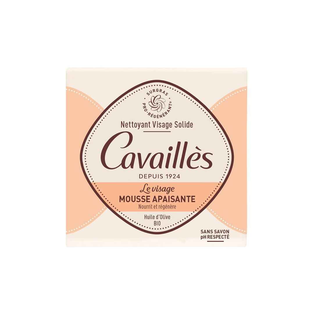 Cavaillès Mousse Apaisante Nettoyant Visage Solide 70 g – nettoyant visage