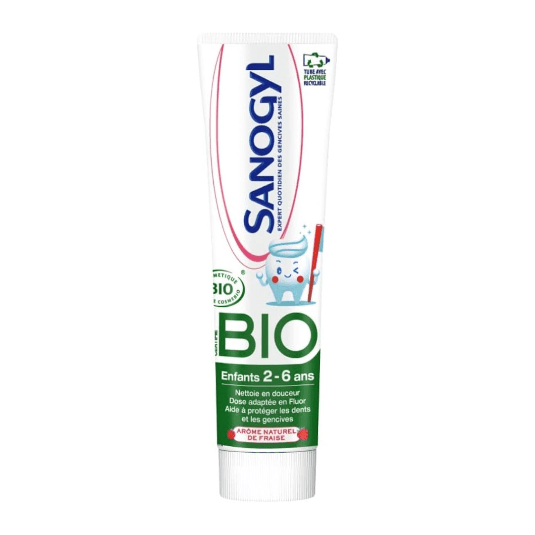 Sanogyl Dentifrice Bio Enfants Fraise 2-6 Ans 50 ml – dentifrice