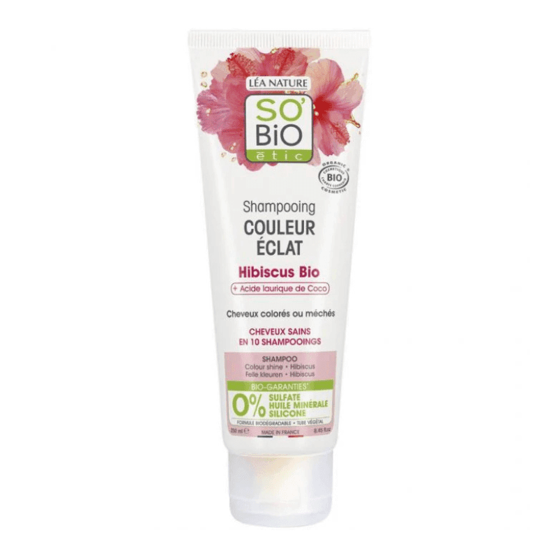 So Bio Étic Shampooing Couleur Éclat Hibiscus 250 ml – shampoing