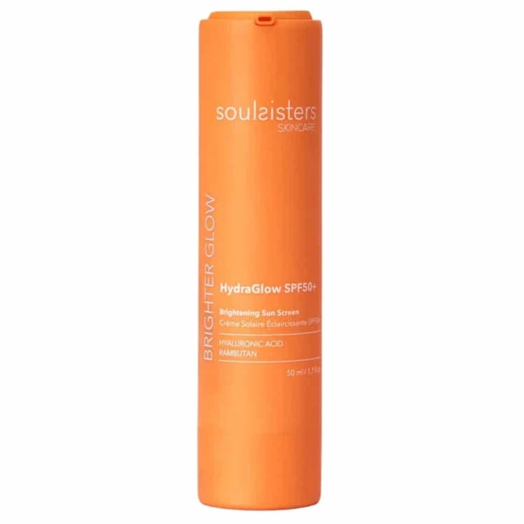 Soul Sisters HydraGlow Crème Solaire Éclaircissante SPF50+