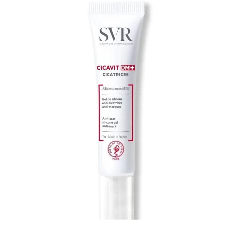SVR Cicavit DM+ Gel de Silicone Anti-Cicatrices 15 g – soin visage