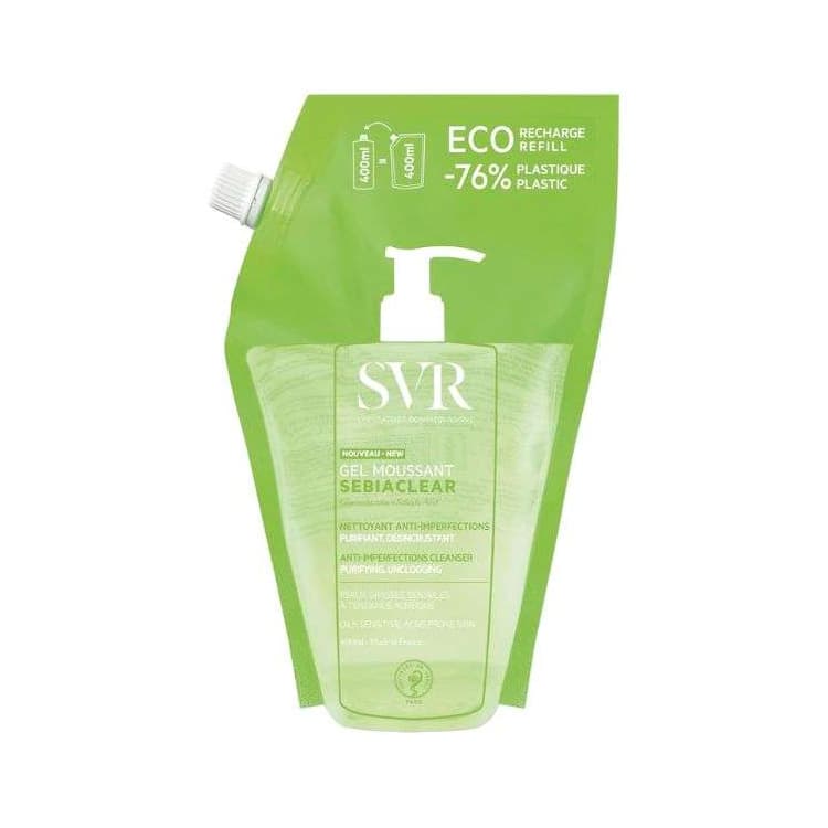 SVR Sebiaclear gel moussant eco recharge 400 ml