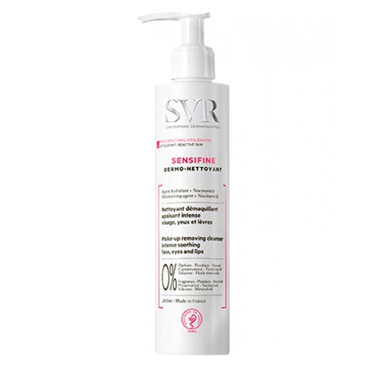 SVR Sensifine dermo nettoyant apaisant visage 200 ml