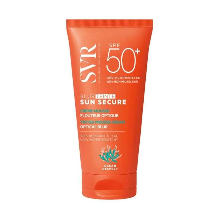 SVR Sun secure blur teinte spf 50+ crème mousse 50 ml