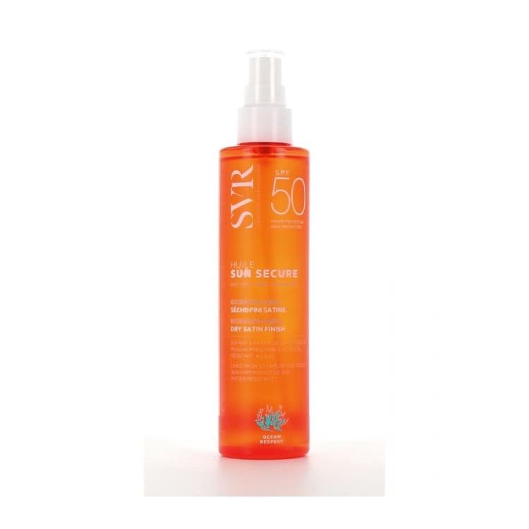 SVR Sun secure huile sèche spf 50+ 200 ml