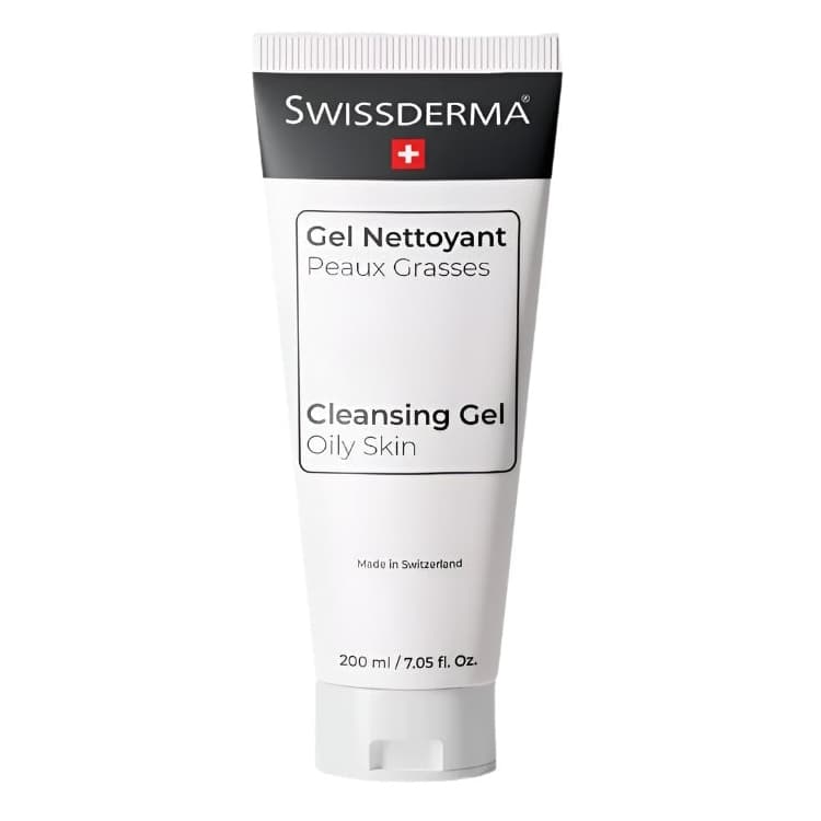 SwissDerma Gel Nettoyant Purifiant pour Peaux Grasses