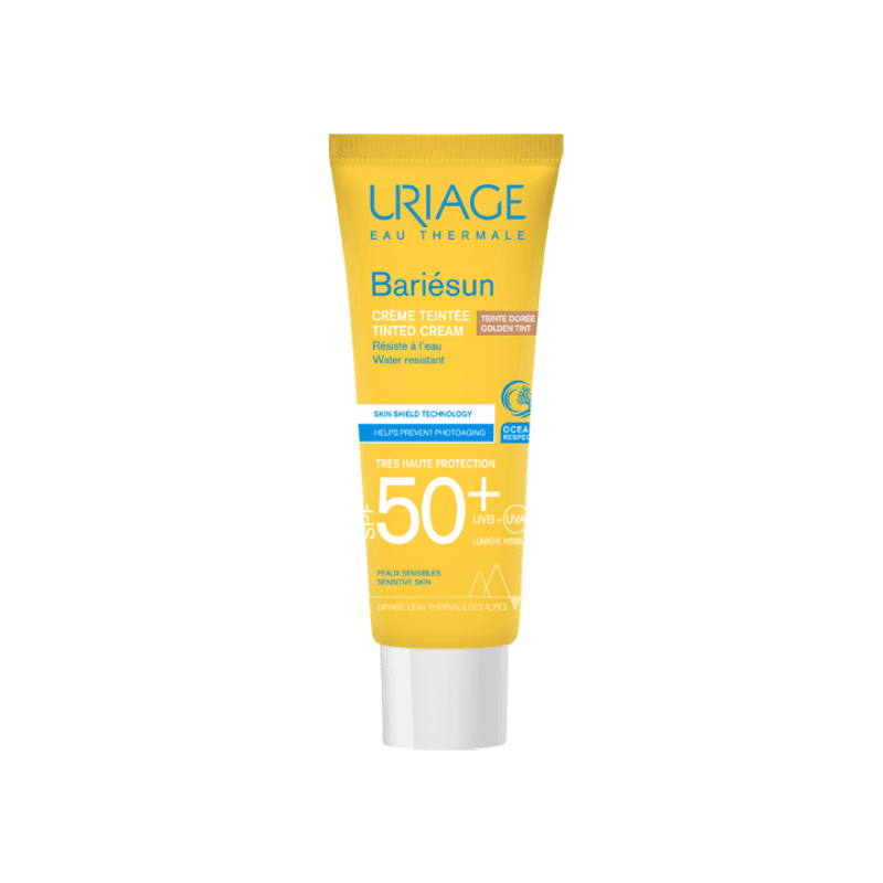 Uriage BARIÉSUN Crème Teintée Dorée SPF 50 50 ml – protection solaire