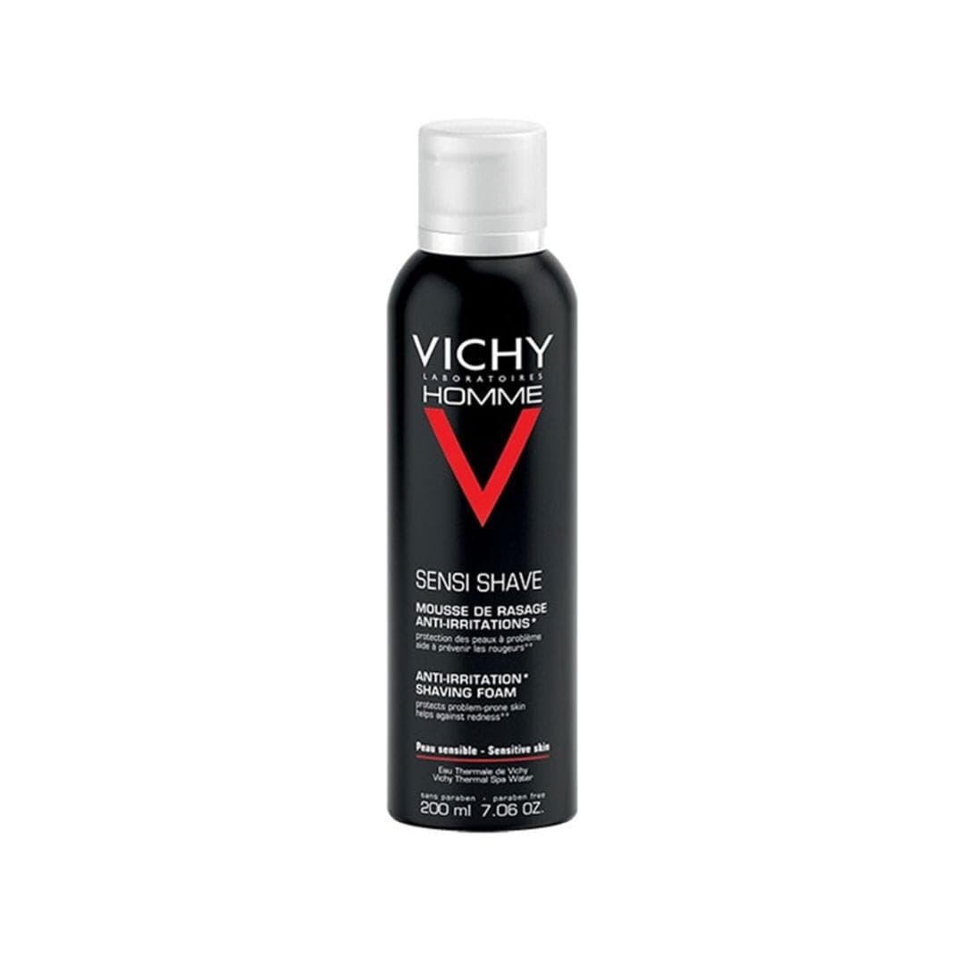 Vichy Homme Mousse à Raser Anti-Irritations pour Peaux Sensibles – complément alimentaire