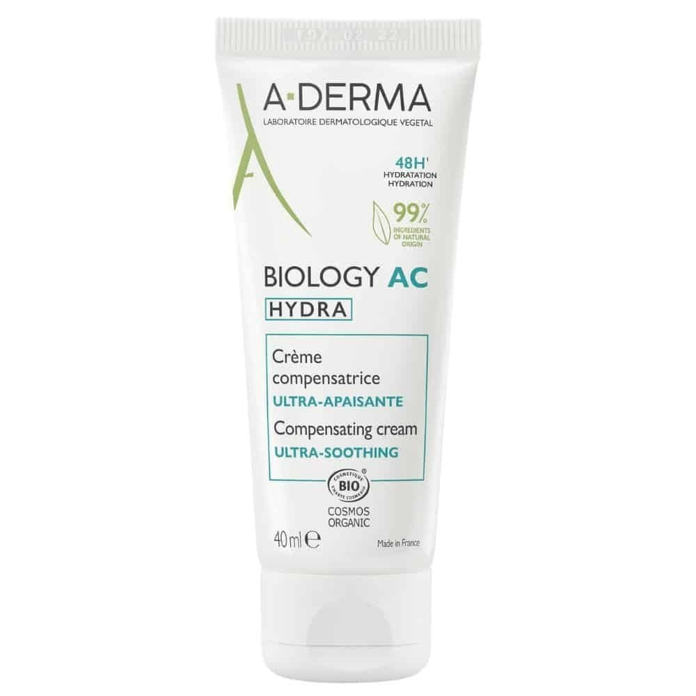 A-Derma Biology AC Hydra Crème Compensatrice Ultra-Apaisante 40 ml – soin visage