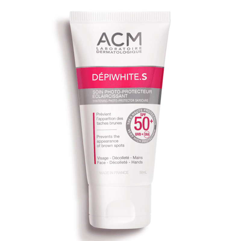 ACM Dépiwhite S Soin Photoprotecteur Éclaircissant SPF 50+ 50 ml – protection solaire
