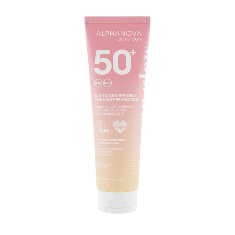 Alphanova Daily Sun Glow Invisible SPF 50+ Lait Solaire