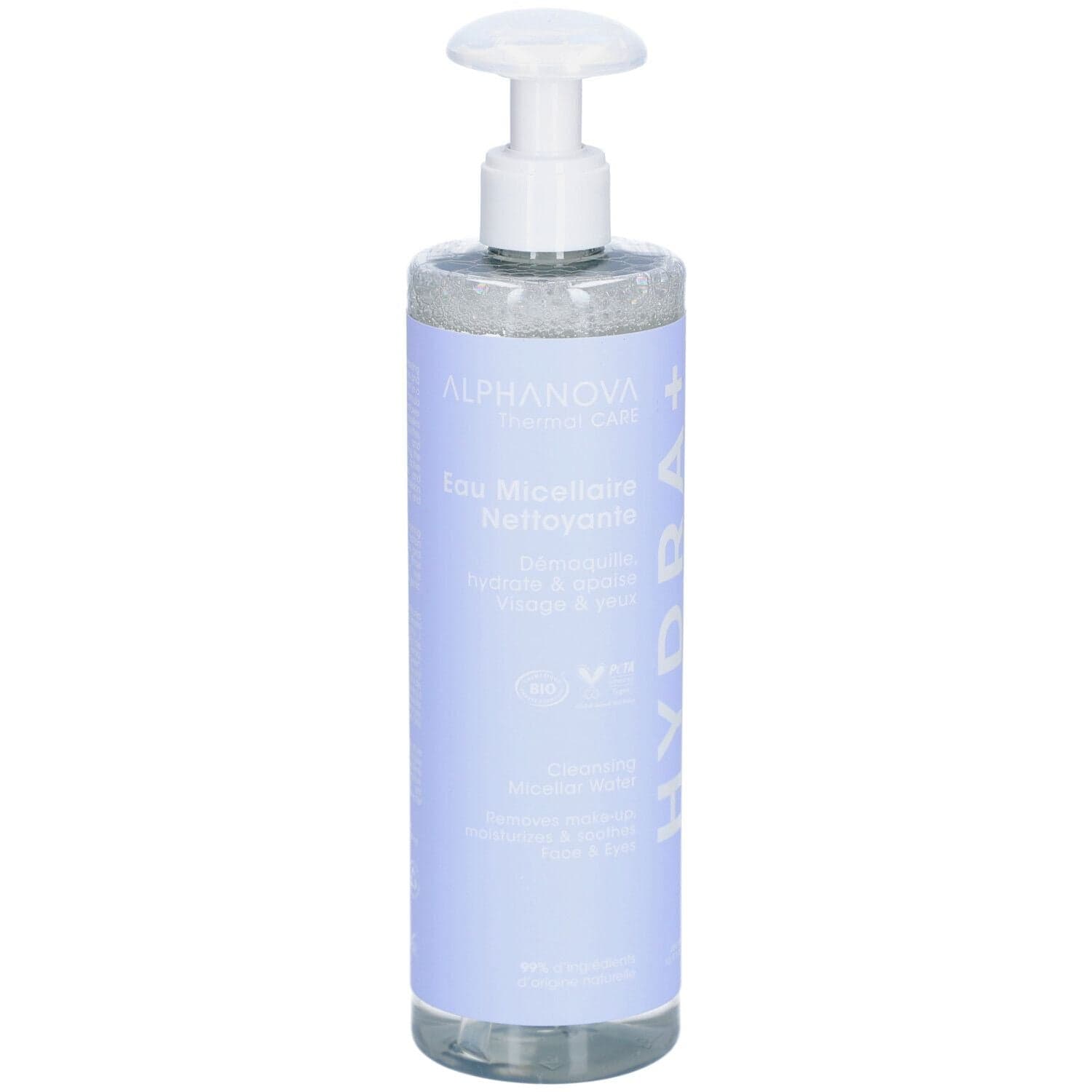 Alphanova HYDRA+ Eau Micellaire Nettoyante 400 ml – démaquillant