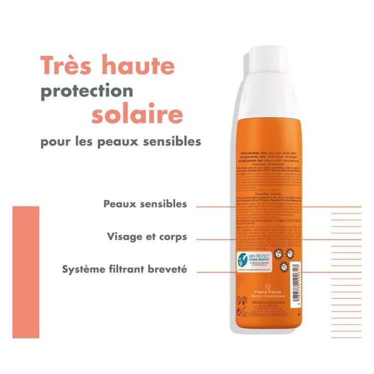 Avène Solaire eau thermal spray spf50+ 200 ml