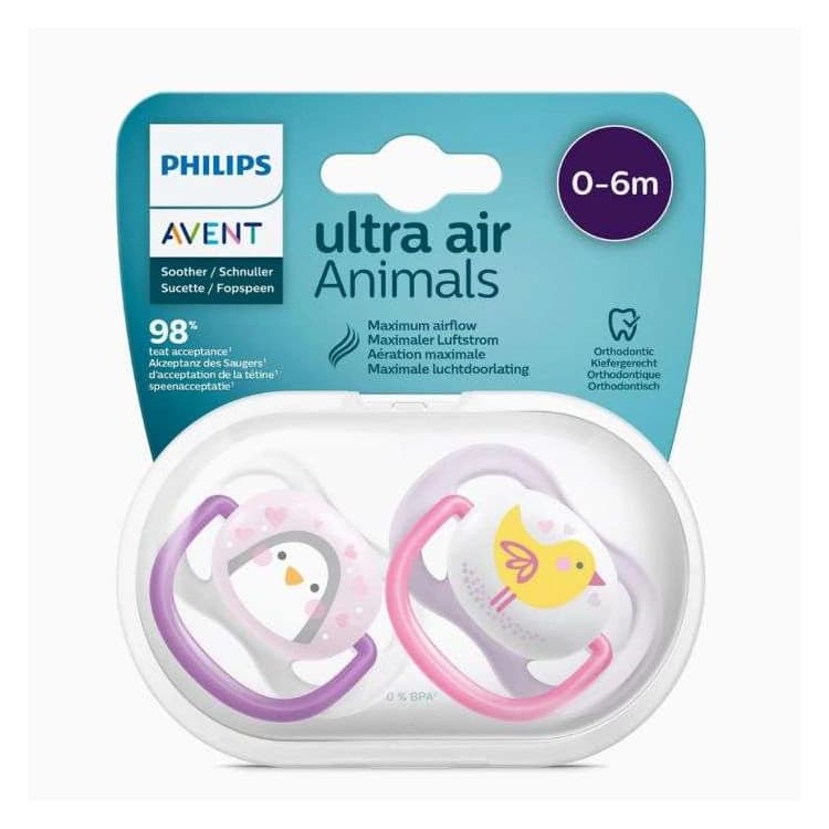 Avent Ultra air animals girl 0-6 mois