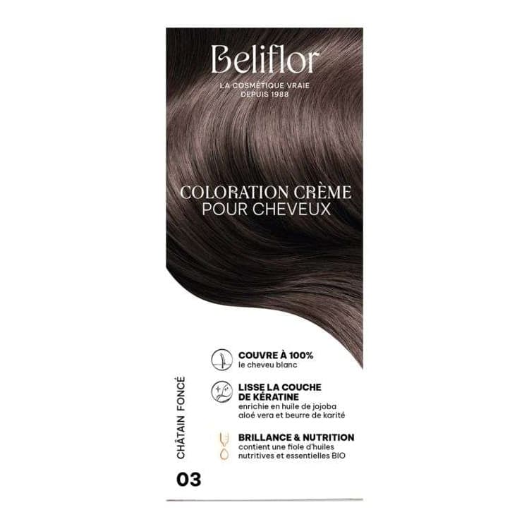 Beliflor Coloration N°03 Châtain Foncé
