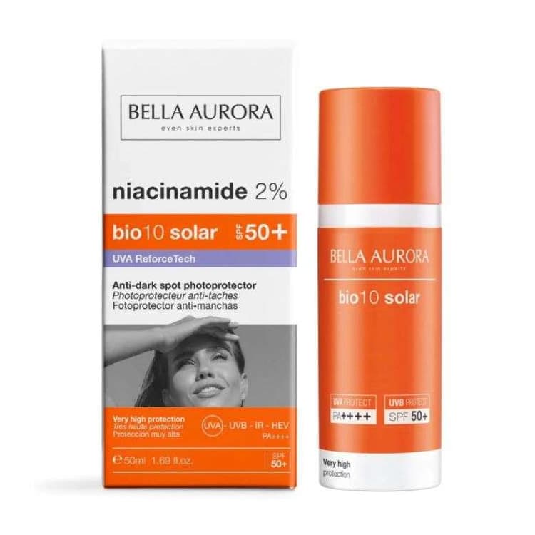 Bella Aurora Écran solaire bio 10 solar niacinamide spf 50+ 50 ml