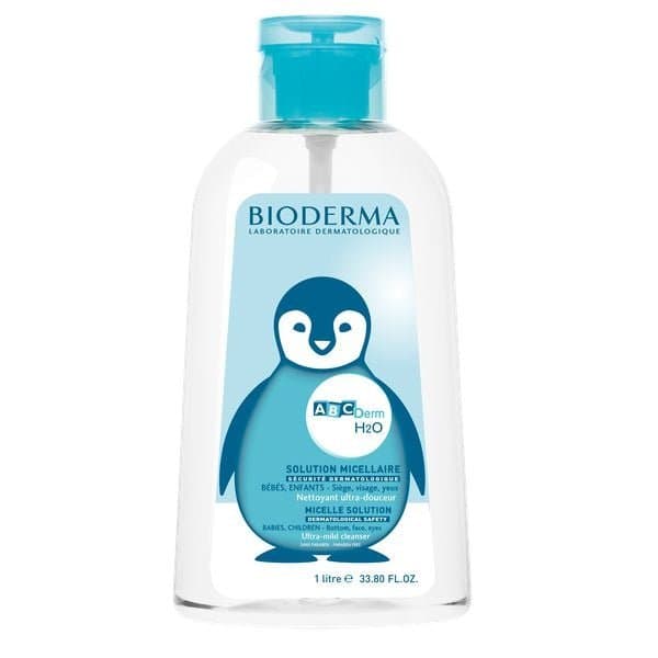 Bioderma ABCDerm H2O Solution Micellaire Ultra Douceur 1000 ml – démaquillant