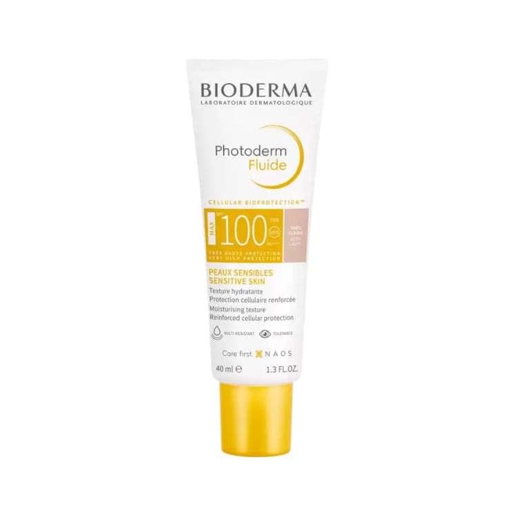 Bioderma Photoderm fluide max spf100 fluide légère protecteur teinte très claire 40 ml