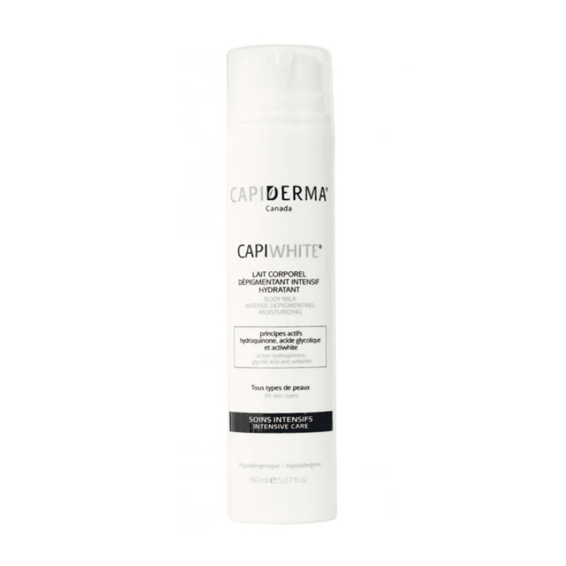 Capiderma Capiwhite Lait Corporel Dépigmentant Intensif Hydratant 150 ml – soin corps