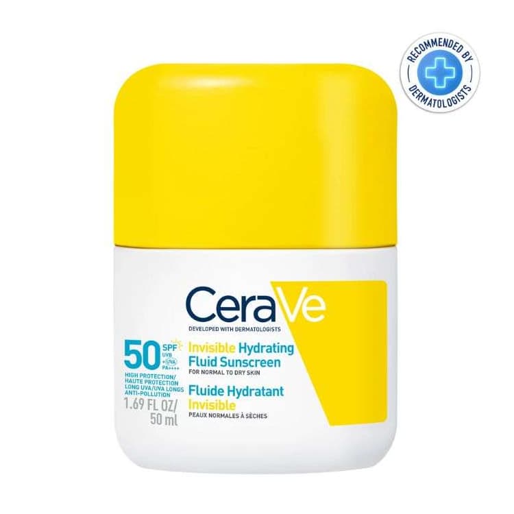CeraVe Écran solaire spf 50 fluide invisible hydrantant 50 ml