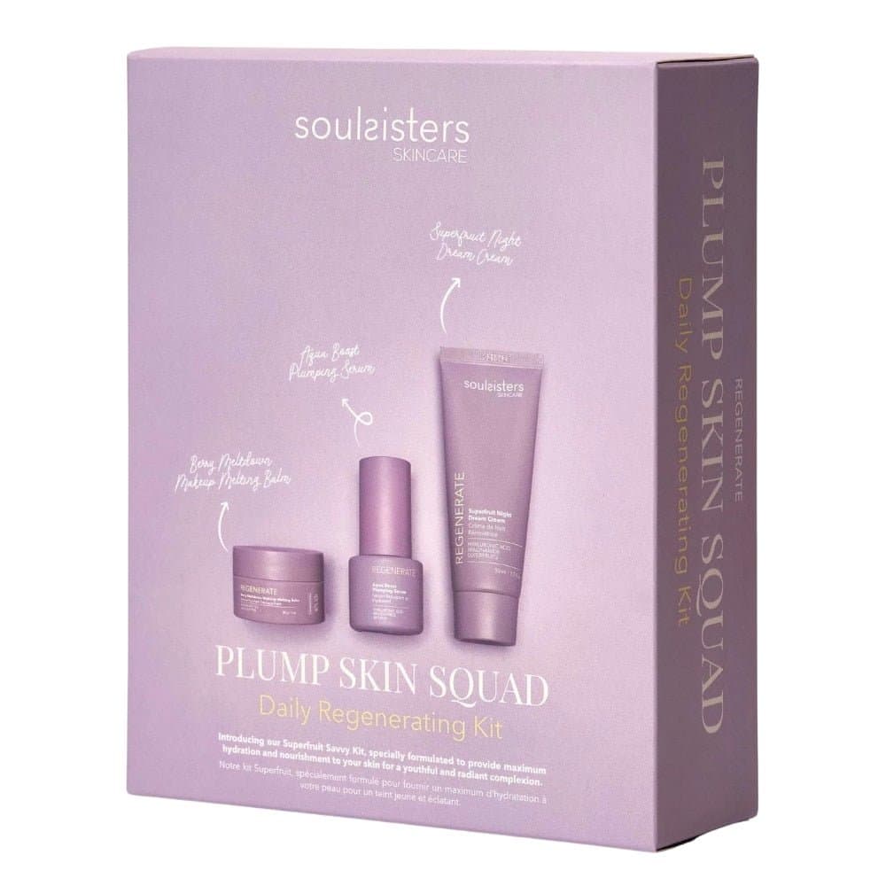 Soul Sisters Plump Skin Squad Daily Regenerating Kit – sérum visage