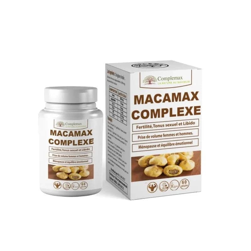 Complemax Macamax – Complexe Énergisant et Équilibrant 60 gélules – complément alimentaire
