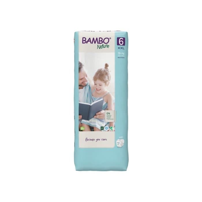 Bambo Nature Couches Écologiques Taille 6 XXL (16+ kg) 40 unités – change bébé