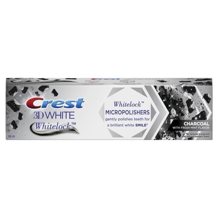Crest 3D White Whitelock Charcoal Dentifrice 88 ml – dentifrice
